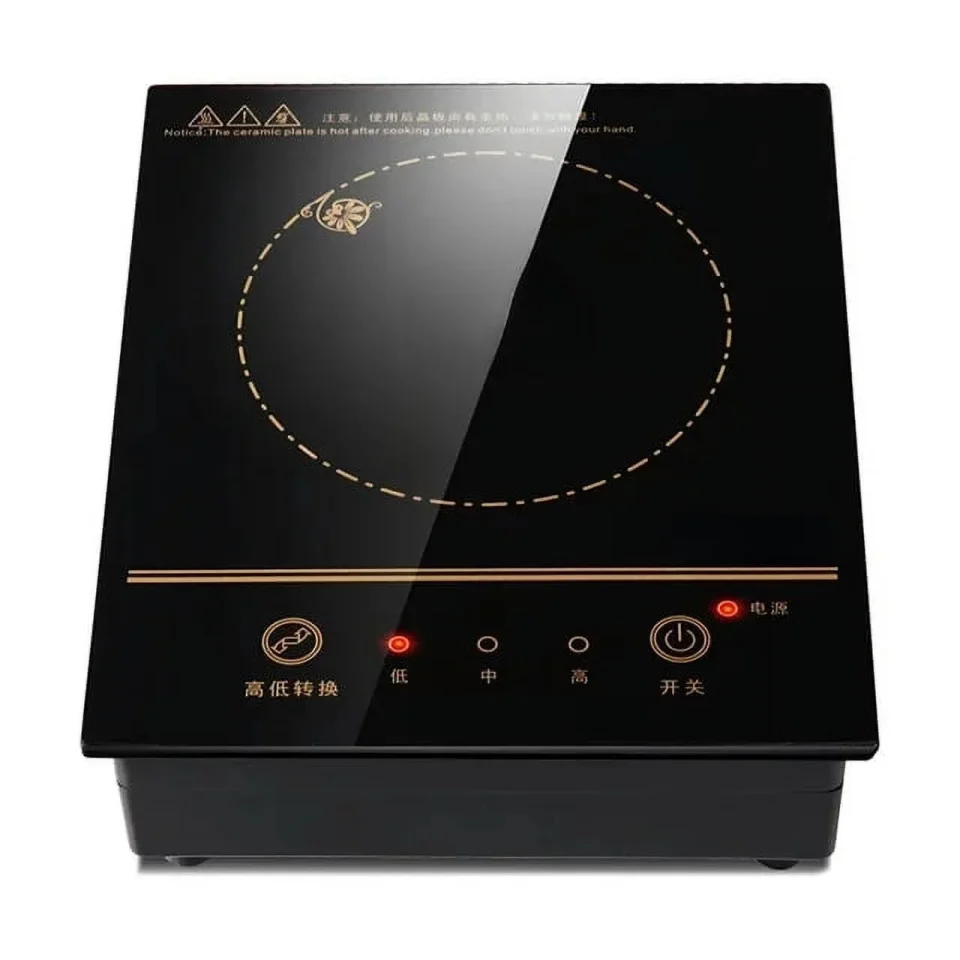 Natural Bamboo New 2024 For Cooker Boiler Waterproof Stir-Fry Cooking Plate Intelligent Hot Pot Stove Cooktop Burner Cooking Machine