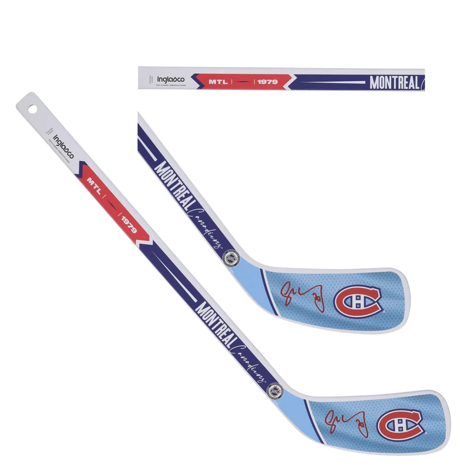 Premium Office Juraj Slafkovsky Montreal Canadiens Autographed 2022-23 Reverse Retro Mini Hockey Stick - Fanatics Authentic Certified