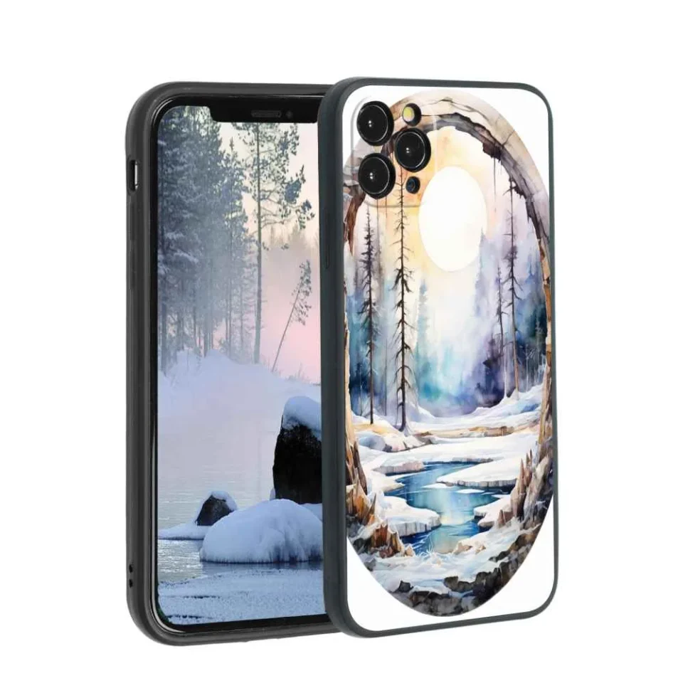 Safe frozen-prehistoric-timber-circle-landscape-271 phone case for iPhone 11 Pro for Women Men Gifts,Soft silicone Style Shockproof - frozen-prehistoric-timber-circle-landscape-271 Case for iPhone 11 Pro