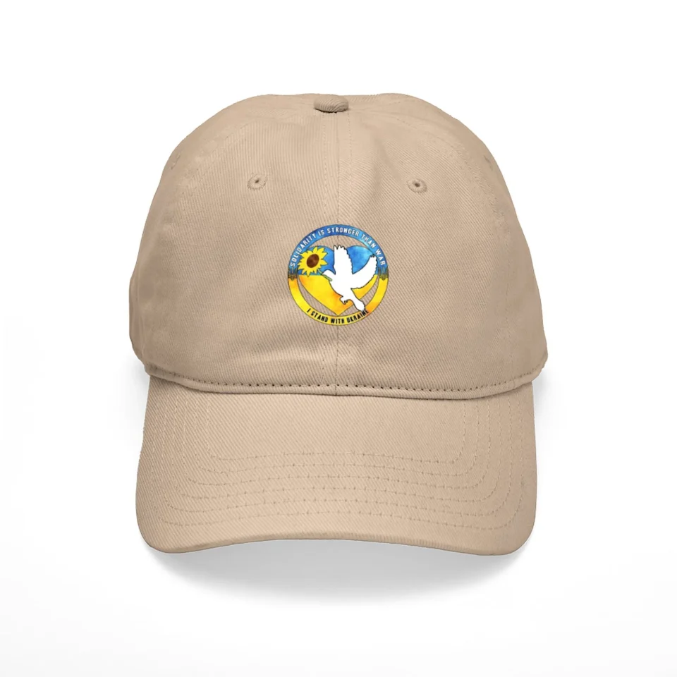 Food-Grade CafePress - I Stand With Ukraine - Printed Adjustable Cotton Canvas Baseball Hat