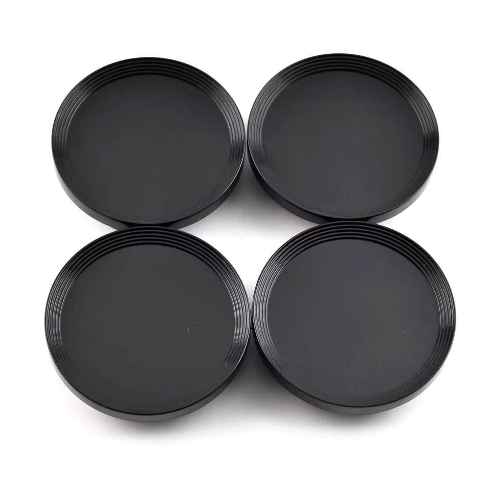 Prime Rhinotuning Wheel Tyre Center Caps OD 66mm/2.6 ID 55.4mm/2.18 for Volkswagen#5G0601171 4PCS