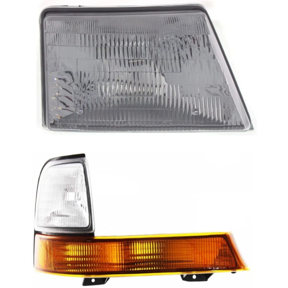 Ultimate Headlight and Corner Light Kit For 1998-2000 Ford Ranger Passenger Side