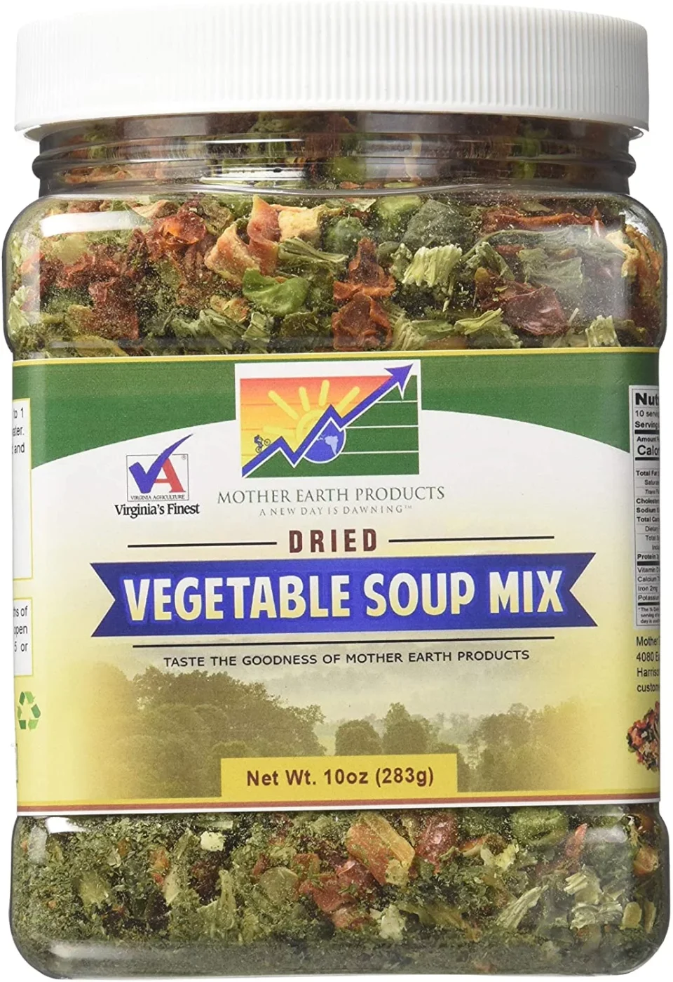 Wooden Portable Mother Earth Products Dried Vegetable Soup Mix, 10oz (283g)