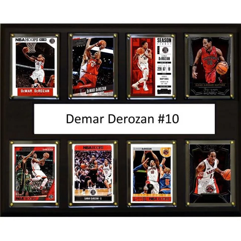 Ultimate C&I Collectables 1215DEROZAN8C NBA 12 x 15 in. Demar Derozan Toronto Raptors 8-Card Plaque