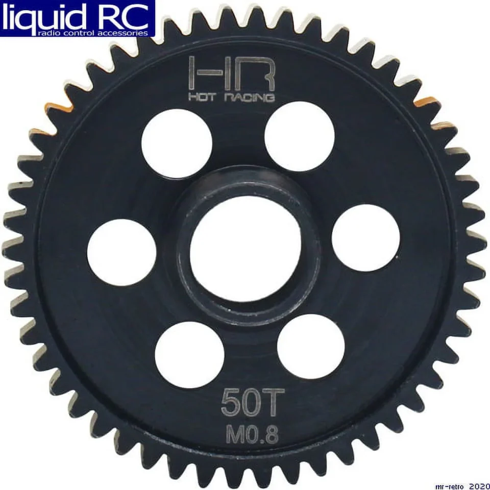 Baking Durable Hot Racing SATF250 50t Mod 0.8 Steel Spur Gear Vendetta