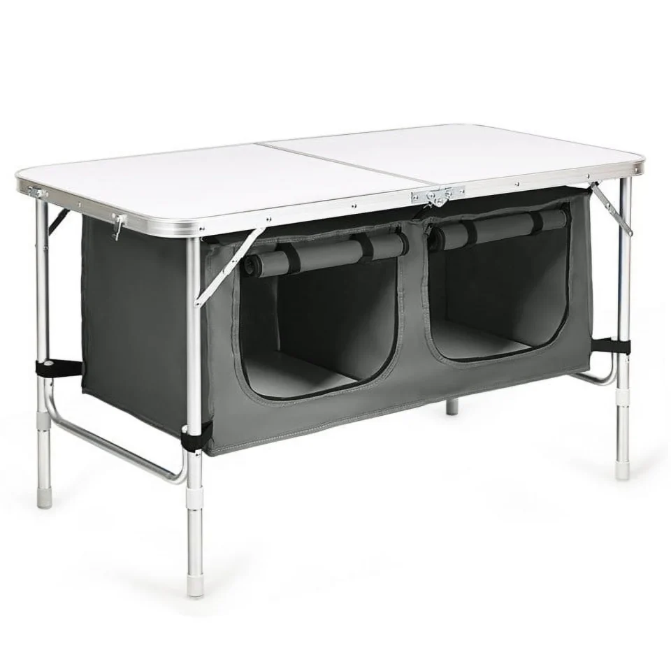 Baking Versatile Folding Camping Table - 10.46 - Elevate your camping experience!