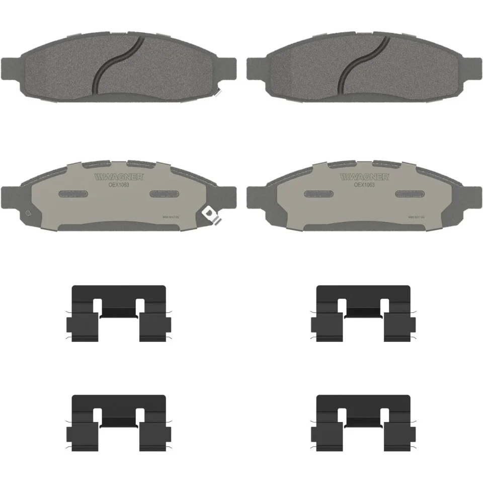 Non-Toxic Portable Wagner OEX OEX1063 Disc Brake Pad Set Premium Ceramic