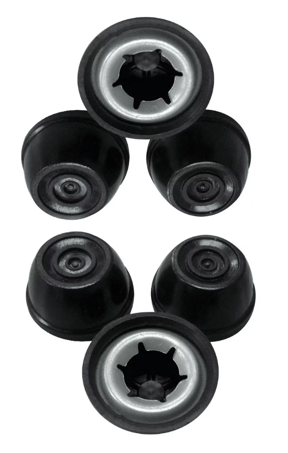 Gift-Ready Weber Charcoal Kettle Grill Wheel Center Cap Retainer Cover Hubcap 6 Pack