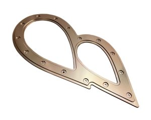 Lightweight Baking Tear Drop Exhaust Hood Exit Shield Trim Guard Downpipe Wastegate Tube Pipe
