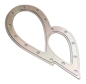 Lightweight Baking Tear Drop Exhaust Hood Exit Shield Trim Guard Downpipe Wastegate Tube Pipe