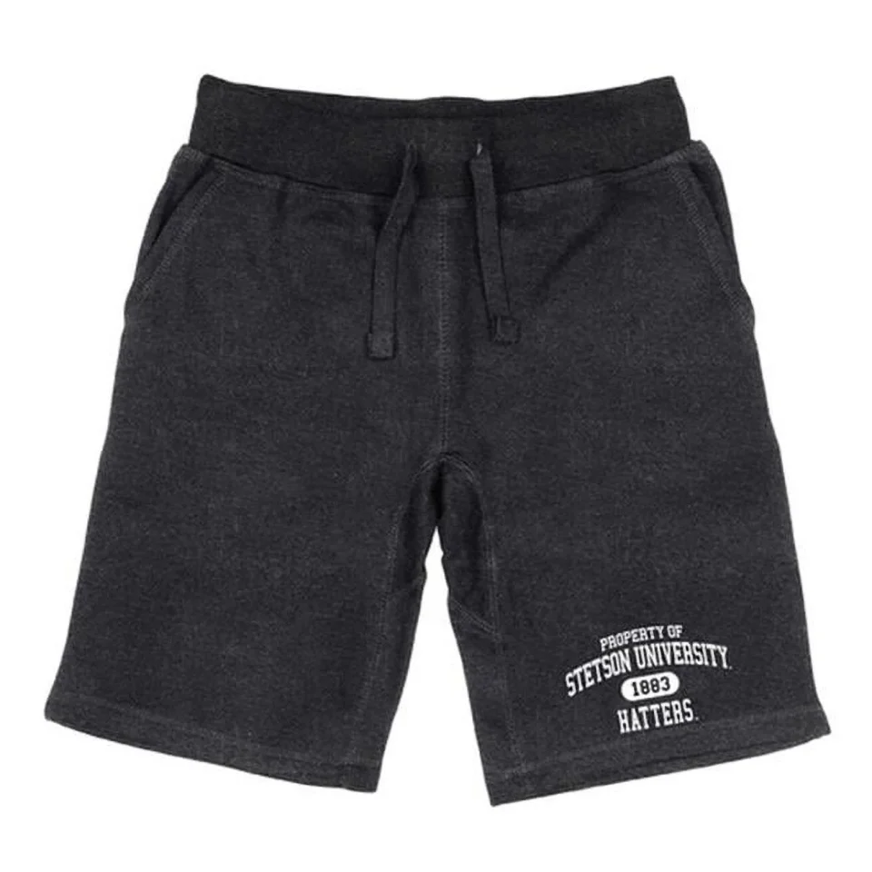 Portable W Republic 566-387-HCH-02 Men Stetson University Hatters Property Shorts, Heather Charcoal - Medium