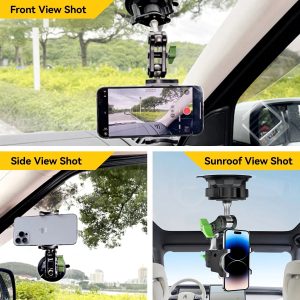 Prime Outdoor Car Phone Holder Never-Drop & Ultra-Stable Mount Car Accessories
