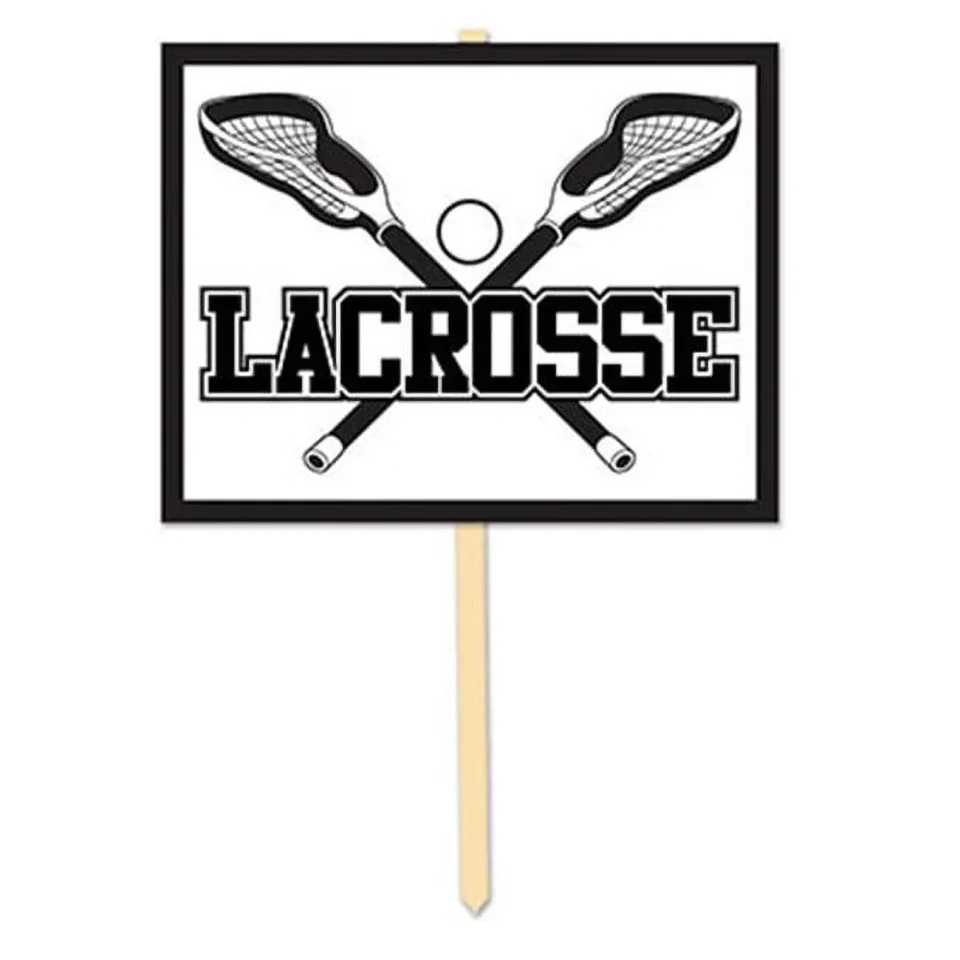 Clear Value Beistle 54065 Lacrosse Yard Sign- Pack Of 6