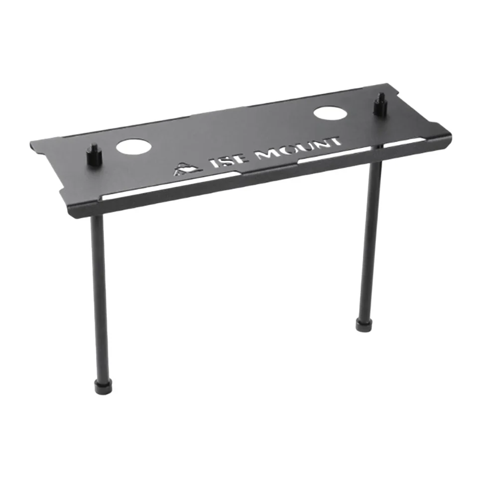 Stainless Steel Portable Grill Tables ,Pot Pan Tools Stand ,Detachable Shelf Bracket Aluminum Alloy Camping Table for Camping ,BBQ ,Cooking Single Layer